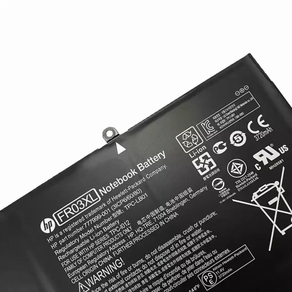 Originele batterij laptop accu voor  HP FR03XL - Afbeelding 3