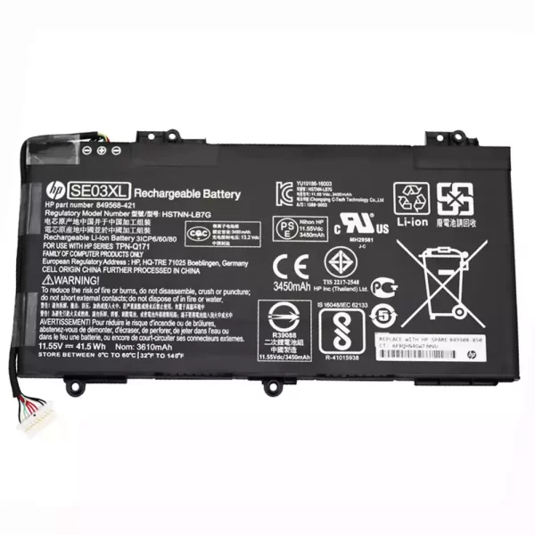 Originele batterij laptop accu voor  HP 849568-421，849908-850