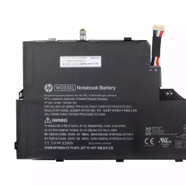 Originele batterij laptop accu voor  HP 725606-001，725496-1B1 - Afbeelding 3