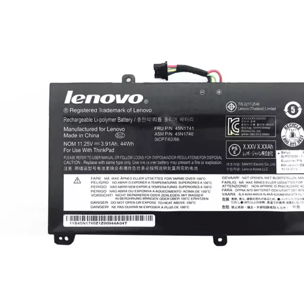 Originele batterij laptop accu voor LENOVO 45N1740 45N1741 - Afbeelding 3