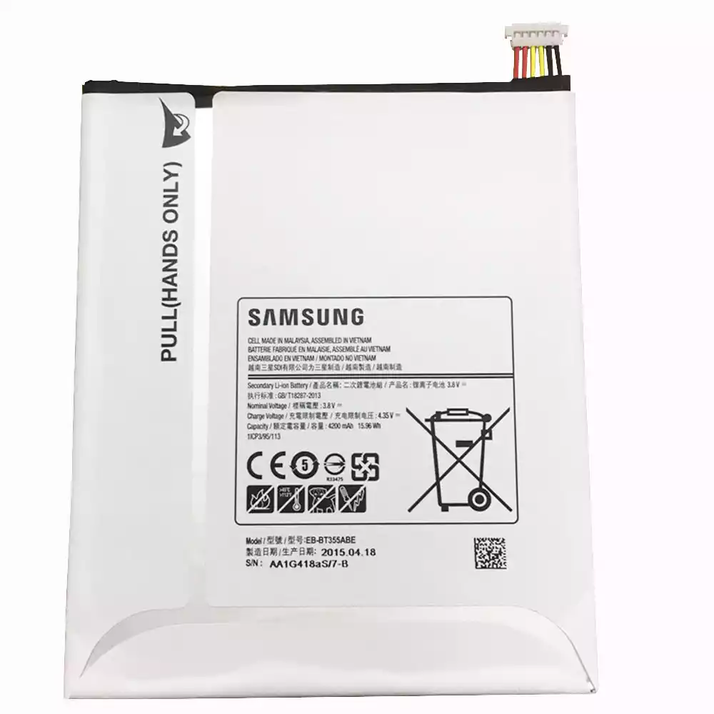 Verkoper voldoende in verlegenheid gebracht Originele batterij tablet accu voor SAMSUNG Galaxy Tab SM-T350,SM-T355