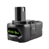 18V 6.0Ah Vervangende accu voor Ryobi P102 P103 P104 P105 P107 P108 P109 P190 P191 P122