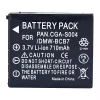 Vervangende accu voor PANASONIC CGA-S004 DMW-BCB7