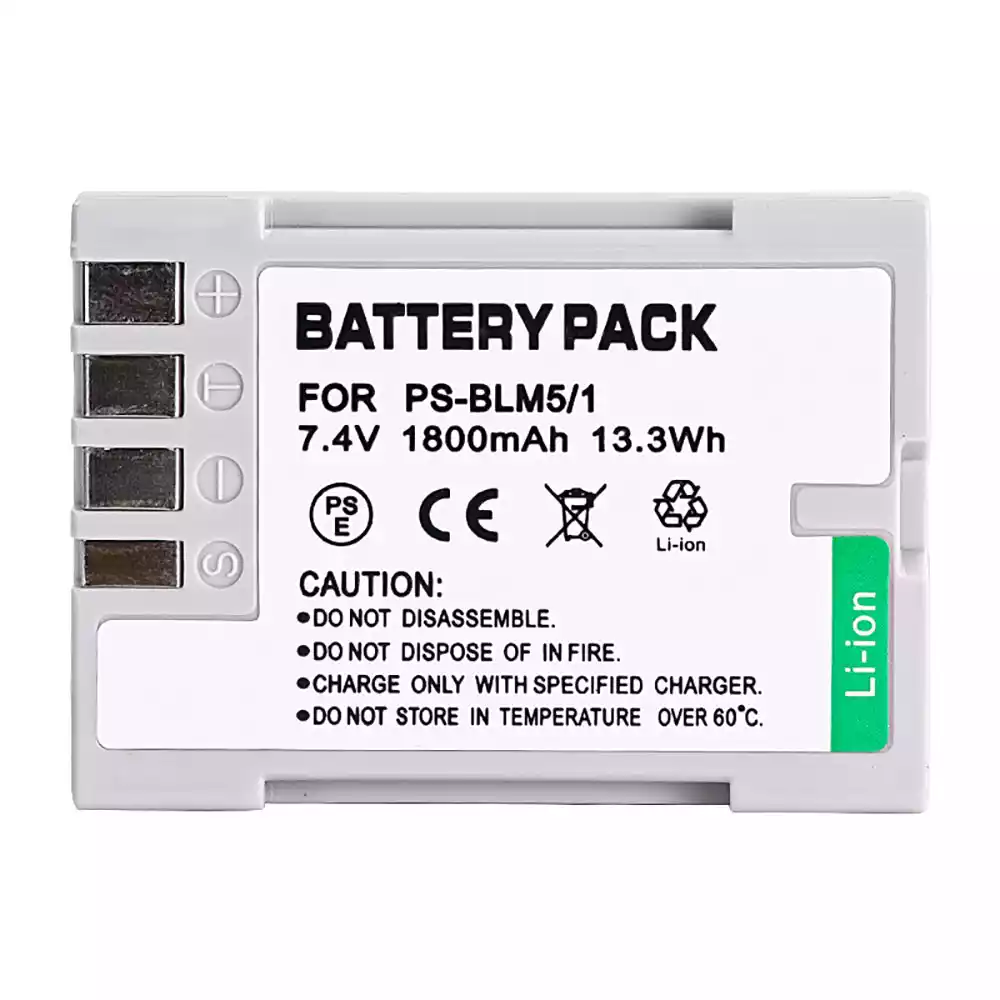 Batterij Compatibel Met Olympus E-1 E-3 E-30 E-300 - 1600 MAh Li-Ion Vervanging PS-BLM1