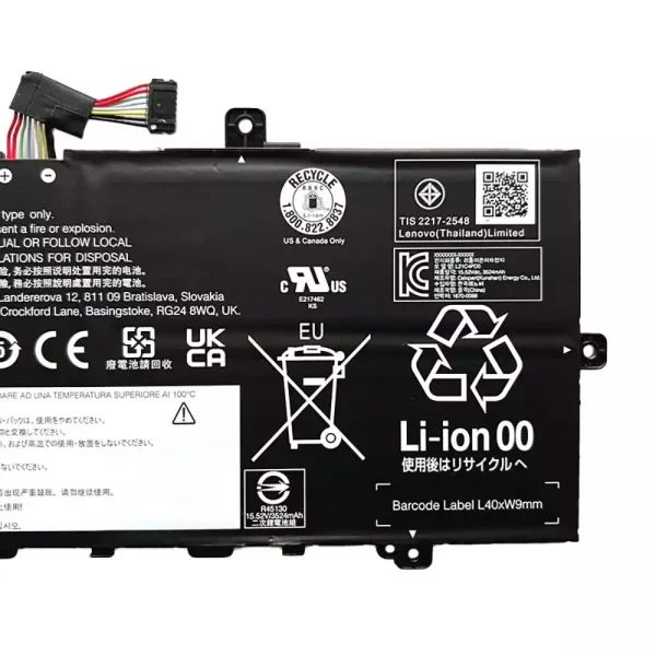 Batterij laptop accu voor LENOVO L21B4PD0 L21C4PD0 L21M4PD0 - Afbeelding 4