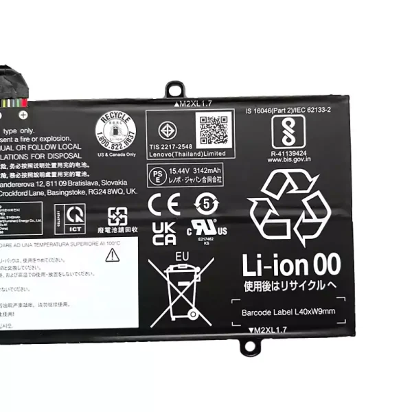 Batterij laptop accu voor LENOVO L21C4PE3 L21M4PE4 - Afbeelding 4