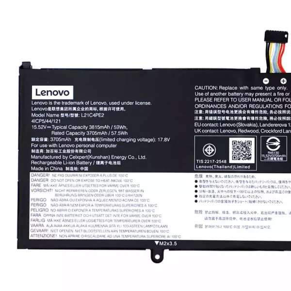 Batterij laptop accu voor Lenovo L21C4PE2 L21M4PE2 L21D4PE1 - Afbeelding 2