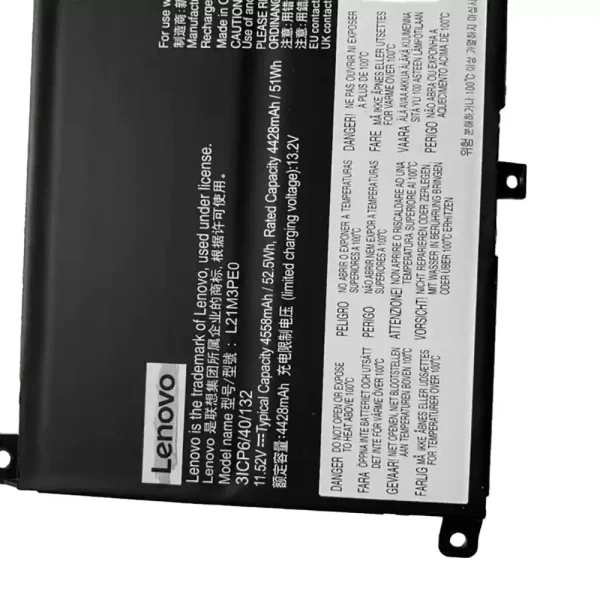 Batterij laptop accu voor LENOVO L21M3PE0 L21C3PE0 L21L3PE0 L21B3PE0 - Afbeelding 2
