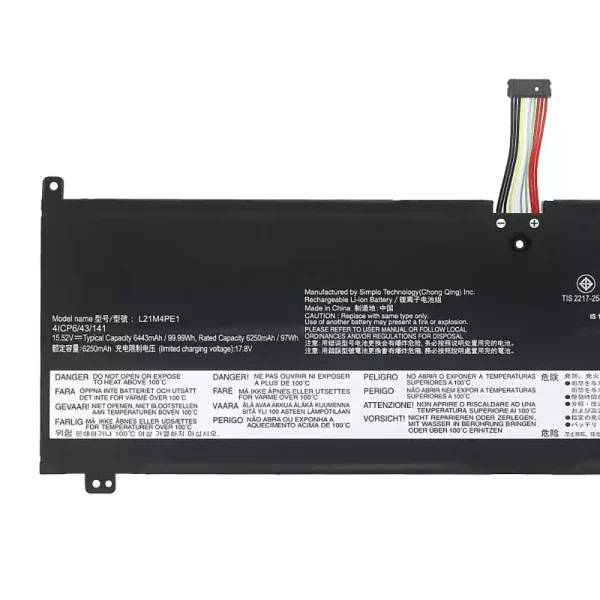 Batterij laptop accu voor LENOVO L21M4PE1 L21C4PE1 L21B4PE1 - Afbeelding 3