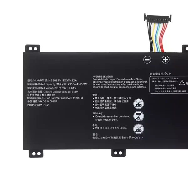 Batterij laptop accu voor HUAWEI HB6081V1ECW-22A - Afbeelding 3