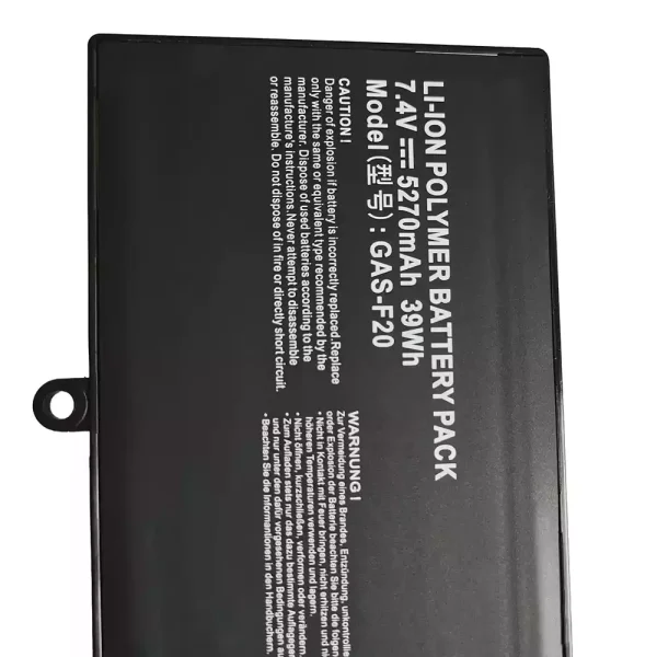 Batterij laptop accu voor GAS-F20 - Afbeelding 4