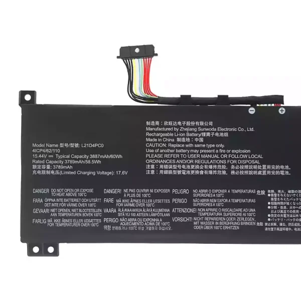 Batterij laptop accu voor Lenovo L21M4PC0 L21C4PC0 - Afbeelding 3