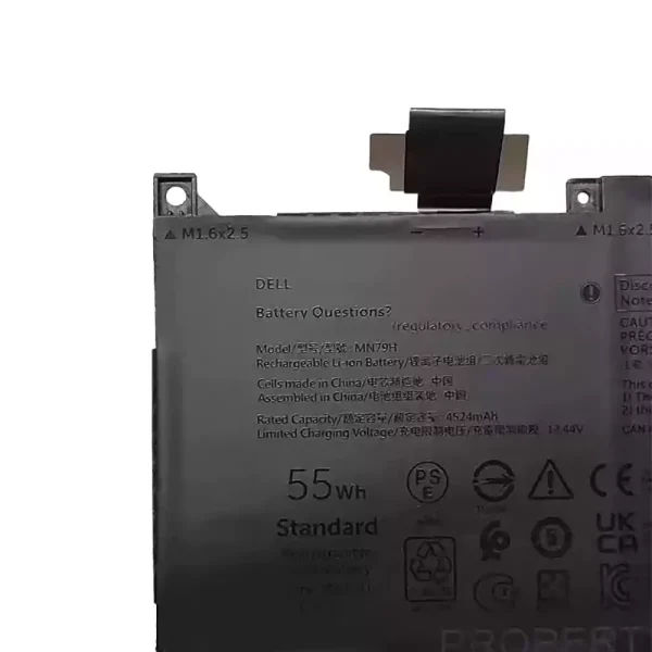 Batterij laptop accu voor Dell MN79H NXRKW - Afbeelding 3
