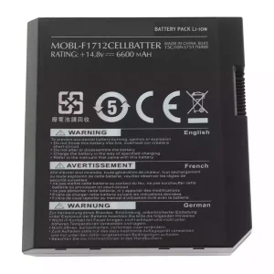 Batterij laptop accu voor DELL Alienware M17x L062056 MOBL-F1712CELL