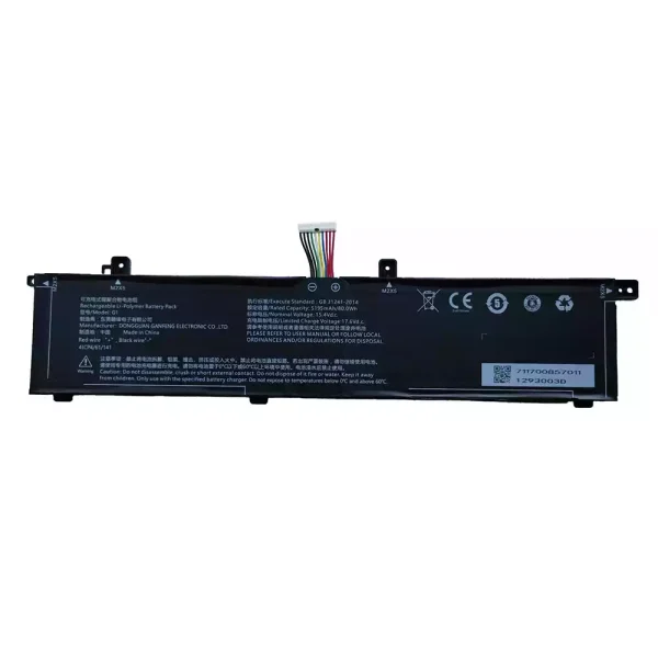 Batterij laptop accu voor Tongfang G1