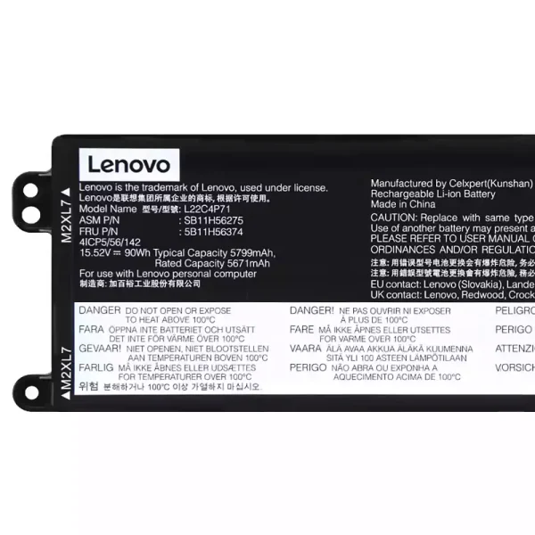 Batterij laptop accu voor LENOVO L22C4P71 L22M4P71 - Afbeelding 3