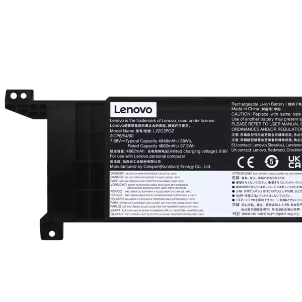 Batterij laptop accu voor LENOVO L22M2PG2 L22B2PG2 L22C2PG2 L22D2PG2 - Afbeelding 3