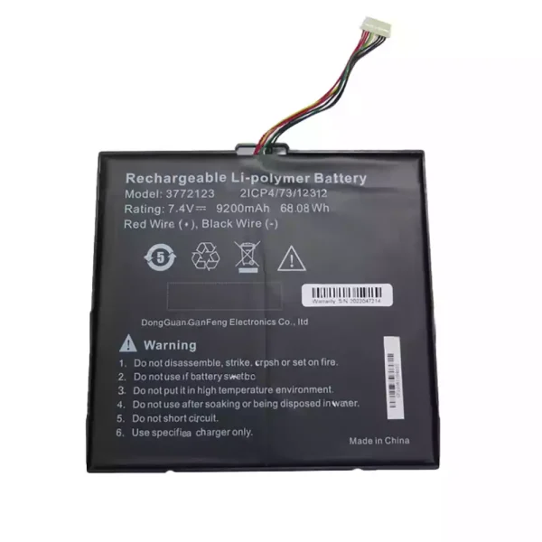 Batterij laptop accu voor 3772123