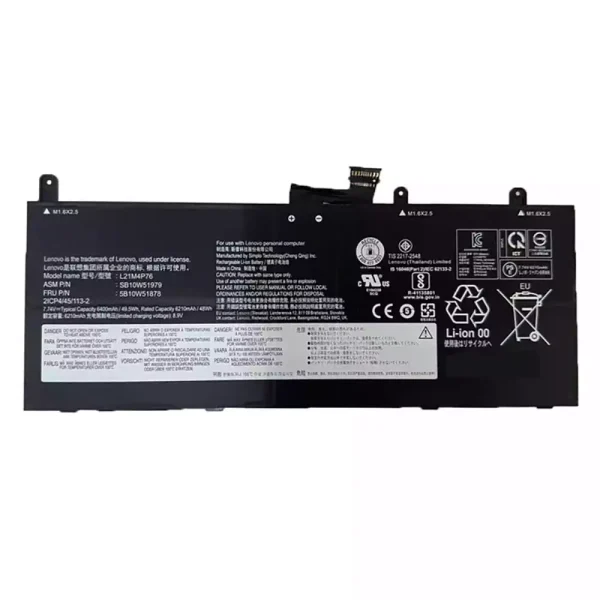 Batterij laptop accu voor LENOVO L21M4P76 L21D4P76