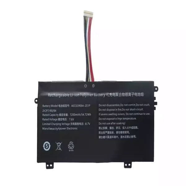 Batterij laptop accu voor AEC639084-2S1P - Afbeelding 3