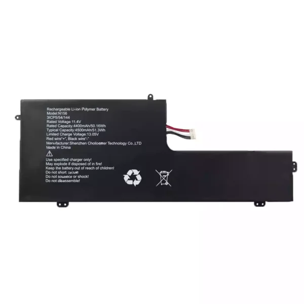 Batterij laptop accu voor N156