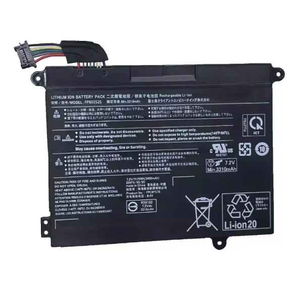 Batterij laptop accu voor Fujitsu FPB0352S FPCBP578