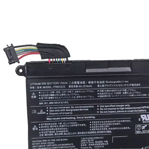 Batterij laptop accu voor Fujitsu FPB0352S FPCBP578 - Afbeelding 3