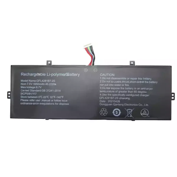 Batterij laptop accu voor GFL4281B7-2S