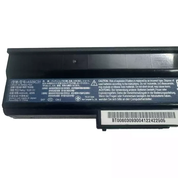 Batterij laptop accu voor ACER AS09C71 AS09C75 AS09C31 - Afbeelding 2