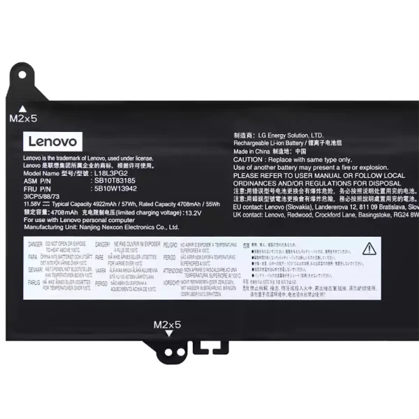 Batterij laptop accu voor LENOVO L18D3PG2 L18C3PG2 - Afbeelding 3