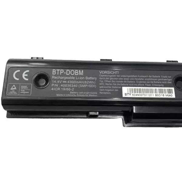 Batterij laptop accu voor Medion BTP-DNBM,BTP-DOBM - Afbeelding 2