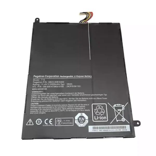 Batterij laptop accu voor 0B23-00BS000 GB-S30-4739D2-0100 40049195