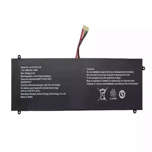 Batterij laptop accu voor ZL4776127-2S