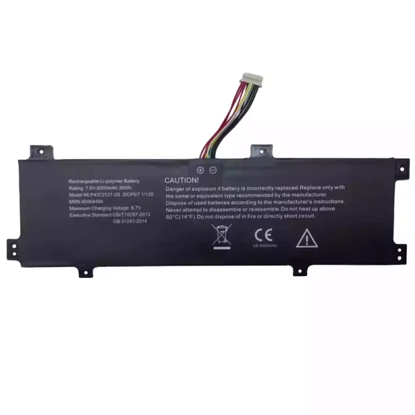 Batterij laptop accu voor MLP4372121-2S 40064487