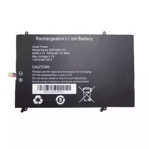 Batterij laptop accu voor GSP3685104
