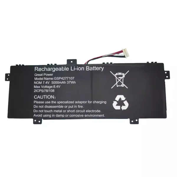 Batterij laptop accu voor GSP4277107 - Afbeelding 2