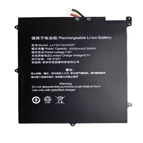 Batterij laptop accu voor JJY30154200P