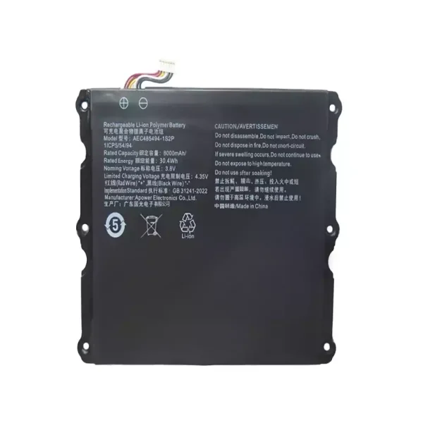 Batterij laptop accu voor AEC485494-1S2P