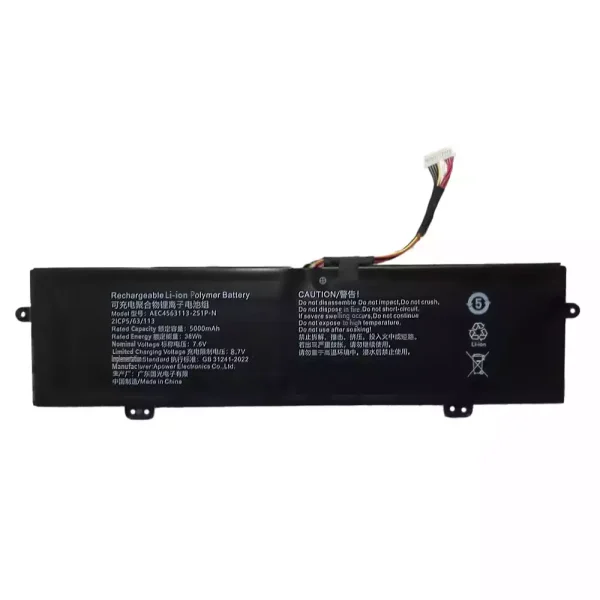 Batterij laptop accu voor AEC4563113-2S1P AEC4563113-2S1P-N - Afbeelding 2