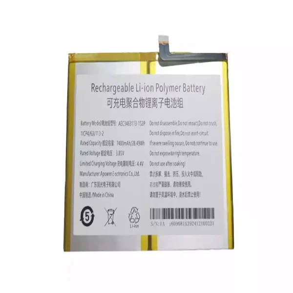 Batterij laptop accu voor AEC3463113-1S2P