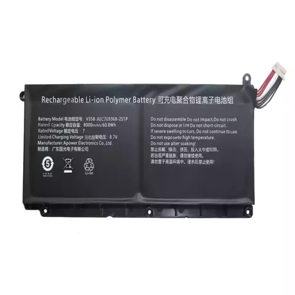 Batterij laptop accu voor AEC769368-2S1P V358-AEC769368-2S1P