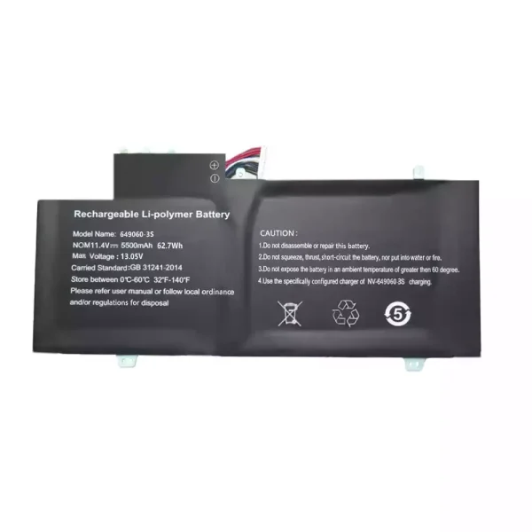 Batterij laptop accu voor 649060-3S