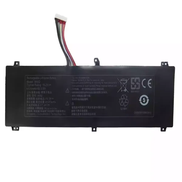 Batterij laptop accu voor W052