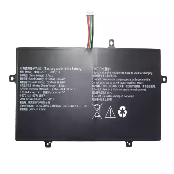 Batterij laptop accu voor 24B4B3-2S1P