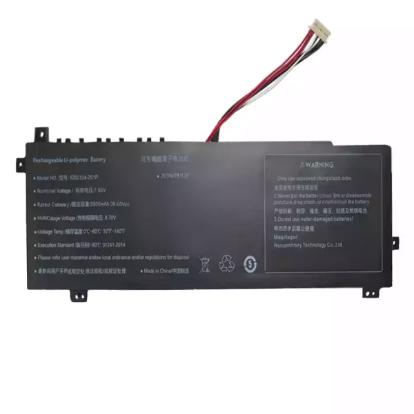 Batterij laptop accu voor 6552104-2S1P