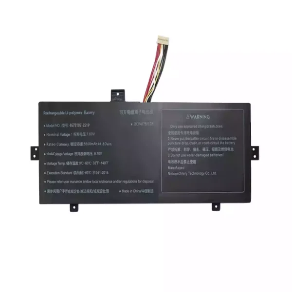 Batterij laptop accu voor 4678107-2S1P
