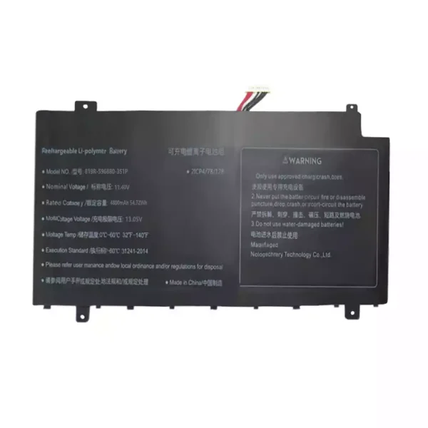 Batterij laptop accu voor 819R-596880-3S1P