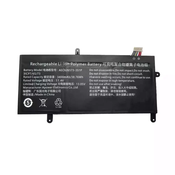Batterij laptop accu voor AEC626573-3S1P