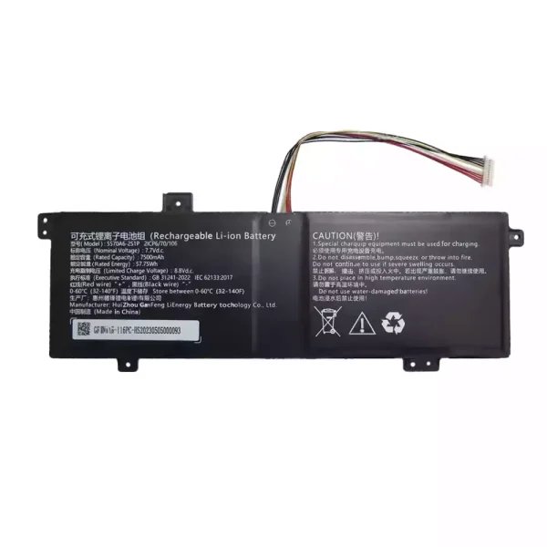 Batterij laptop accu voor 5570A6-2S1P