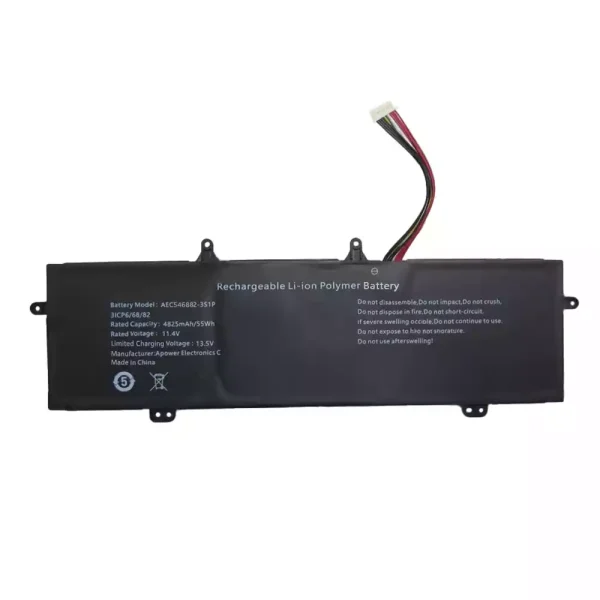 Batterij laptop accu voor AEC546882-3S1P